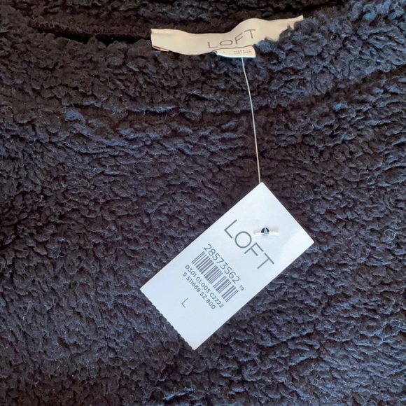 Loft NEW WITH TAGS black sweater - Picture 2 of 3
